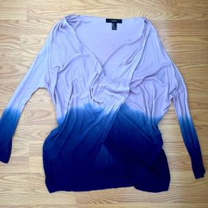 Tie Dye twist front top